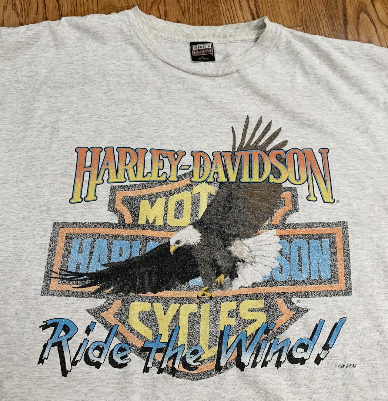 Vintage Harley Davidson “Ride The Wind” T Shirt (Size L
